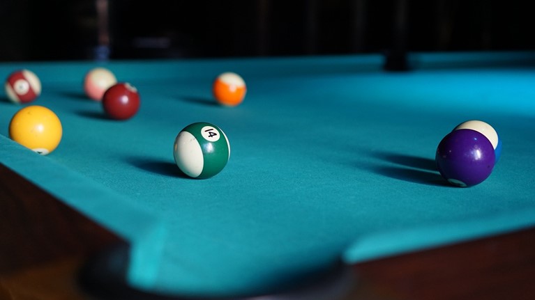 Pool tables at Phoenix Bowl